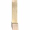 Ekena Millwork Portland Rough Sawn Timber Gable Bracket, Douglas Fir, 84"W x 31"H x 6"D x 6"F, 9/12 Pitch GBW084X31X0606POR00RDF - alternate 4